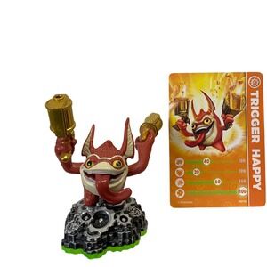 Skylanders Spyros Adventures Trigger Happy‎ Figure with Card